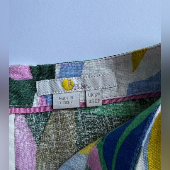 Boden Multicolor Abstract Pattern Dress ๐๐๏ธ๐ 100% LINEN โ
๐ - Picture 10 of 16